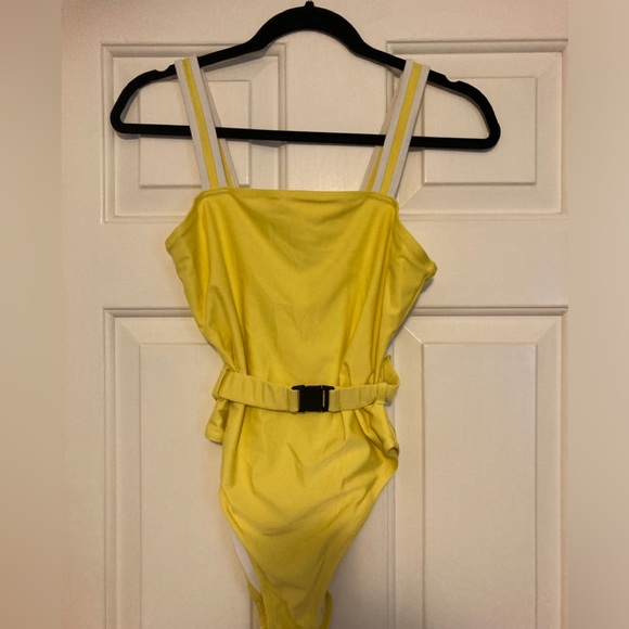 BANDIER x SOLID & STRIPED Collab Belted Swimsuit - Picture 3 of 4